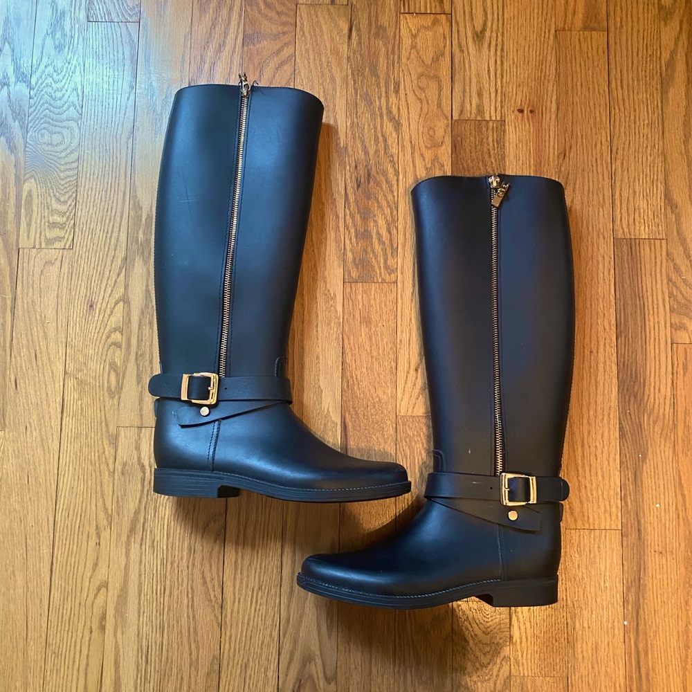 Matte Black Riding Boots